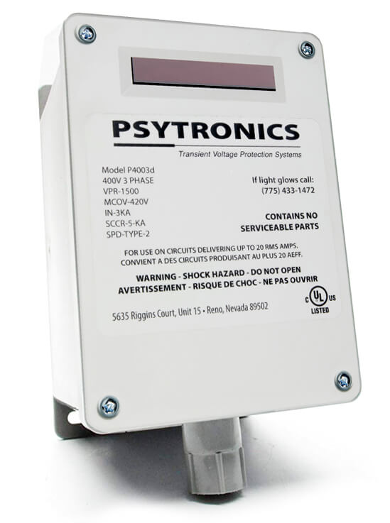 2 PSYTRONICS Transient Voltage Surge Suppressor #P4803D 